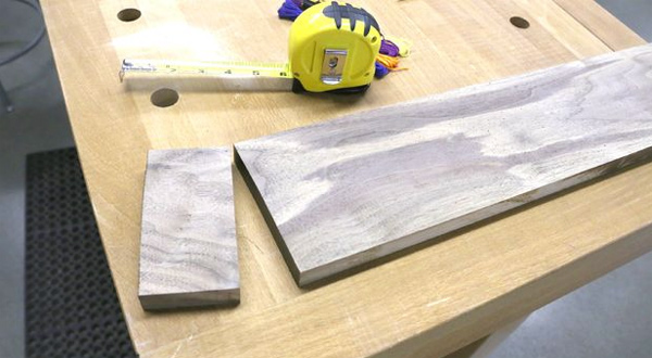 доска для изготовления деревянного коврика