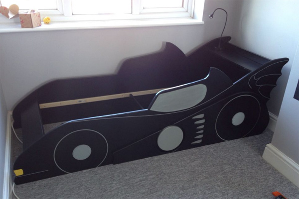 как сделать детскую кровать машину