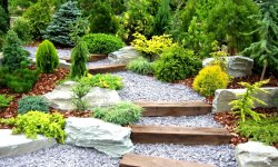 Садовая лестница как элемент ландшафтного дизайна