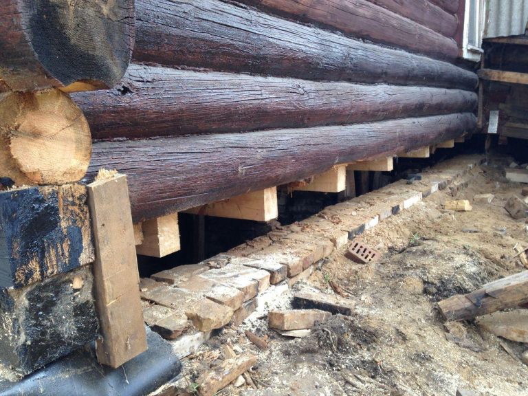 ремонт нижнего венца деревянного дома своими руками