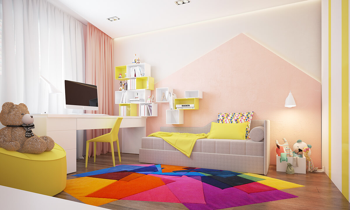 цвета для оформления детской комнаты