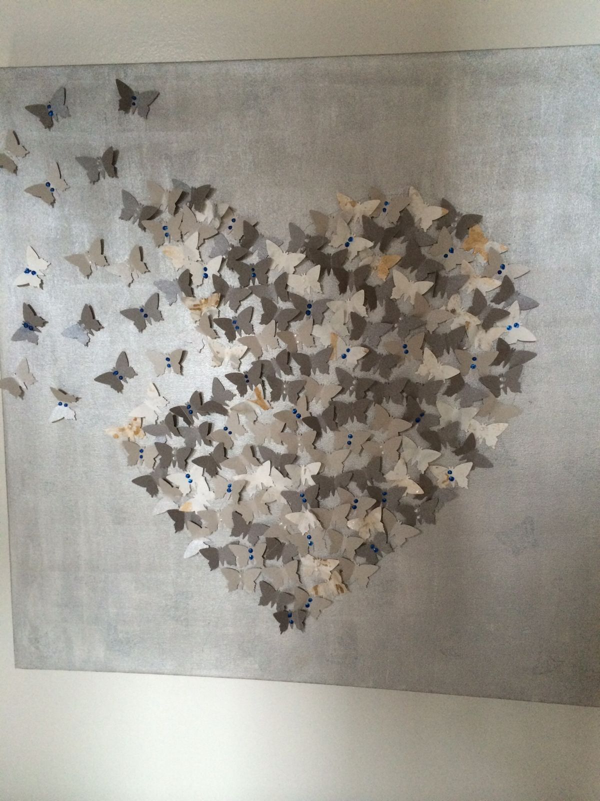 Бабочки из фоамирана в интерьере