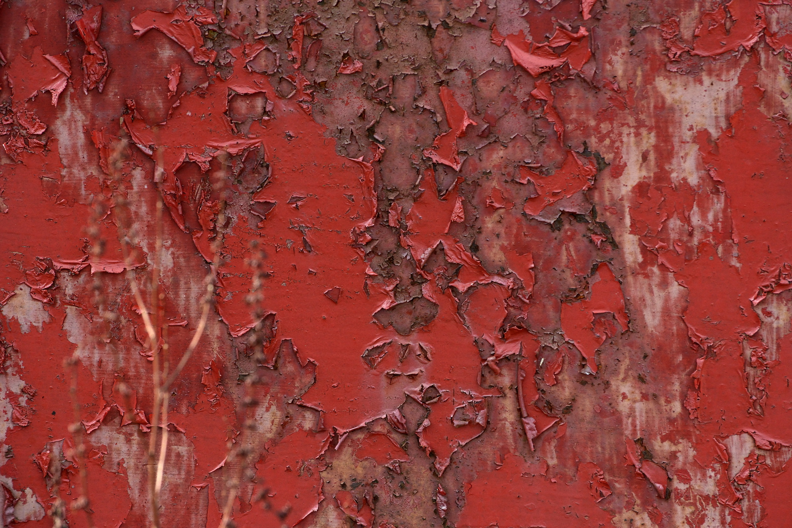 Розово красный металл. Старая краска. Облупившаяся краска на стене. Фактура металла. Ободранная краска.