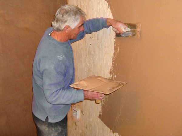 Шпаклевка деревянных стен